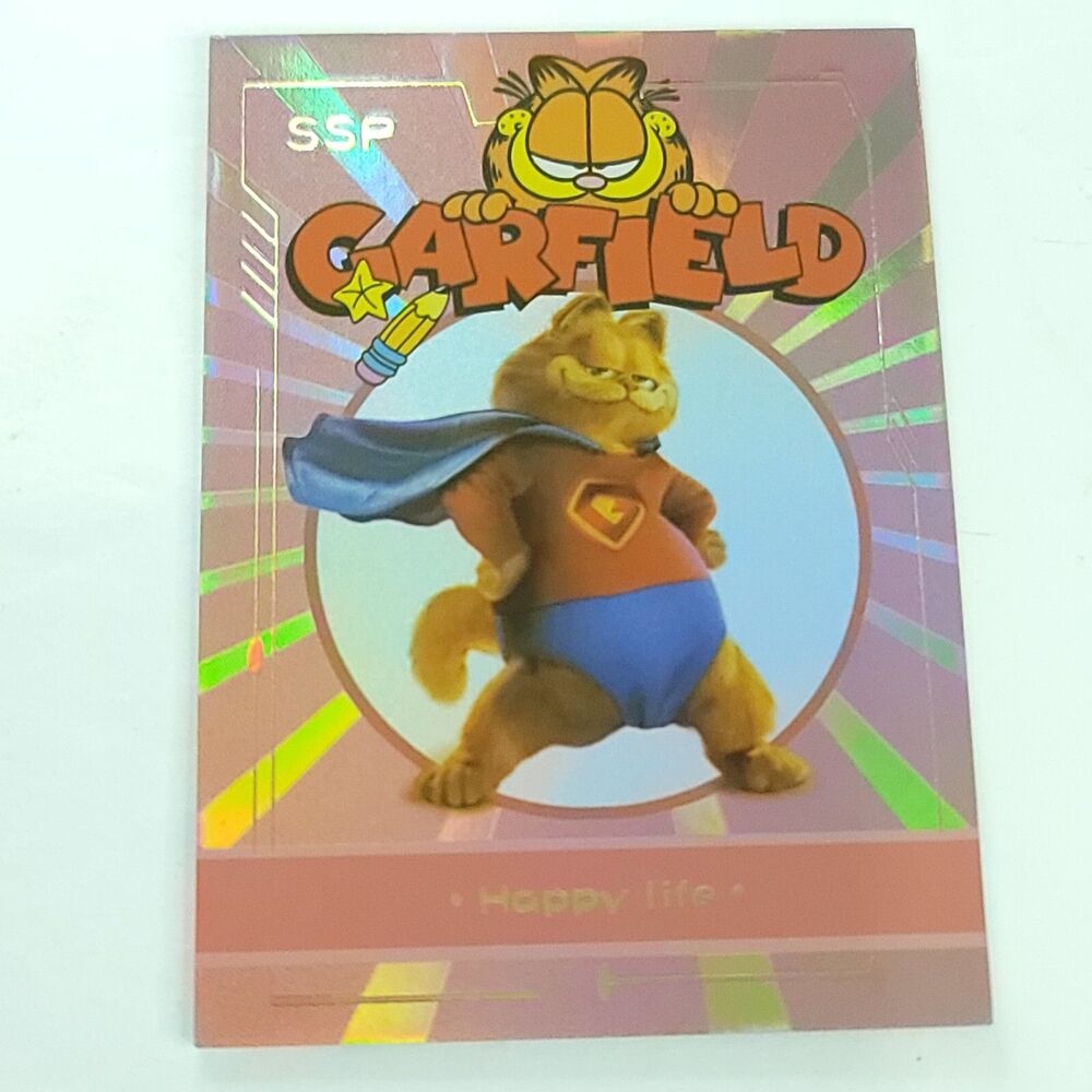 2023 Garfield Movie Happy Life Trading Card Kayou Animation Gold Foil SSP 003